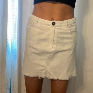 Altered state off-white jean skirt, corduroy